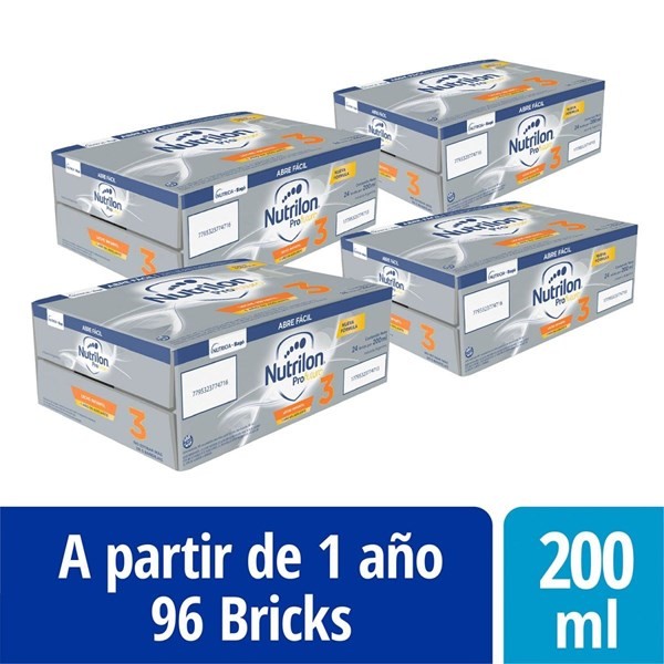 Nutrilon Pack Fórmula Láctea Profutura 3 (96 Briks de 200 ml) #1