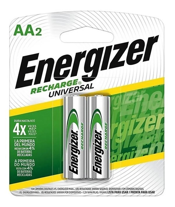 Energizer Recargable Aa Pilas Alcalina 2 Unidades alt