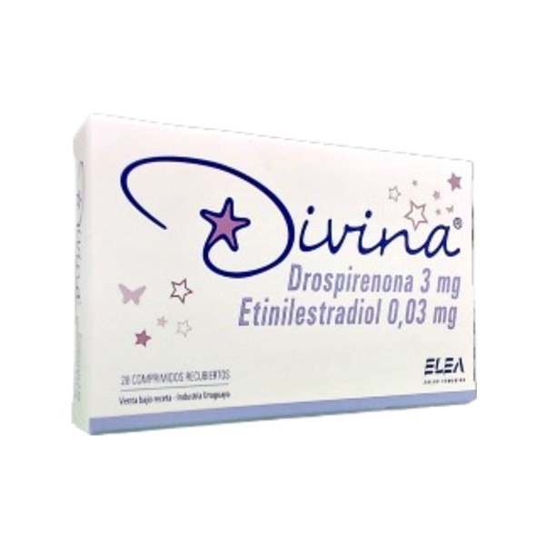 Elea Divina Drospirenona+ Etinilestradiol x 28 Comp Recubiertos