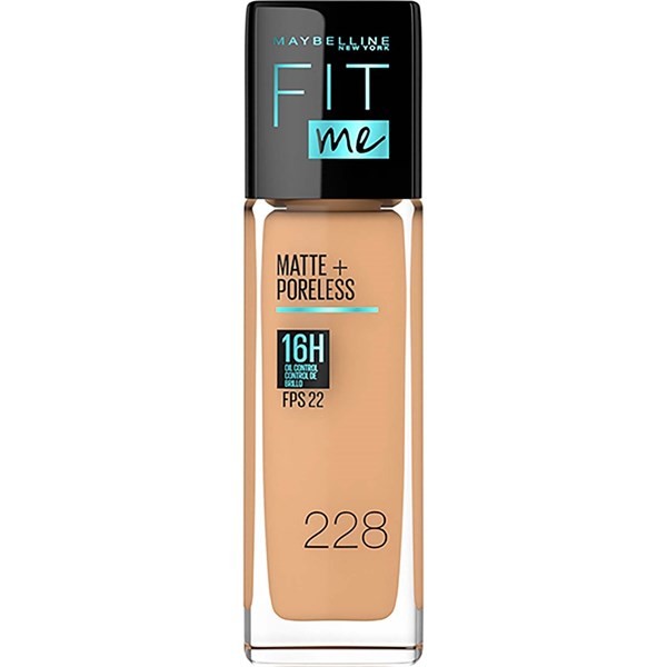 Maybelline Fit Me Matte Poreless 16H 228 Soft Tan__D2a480 #1