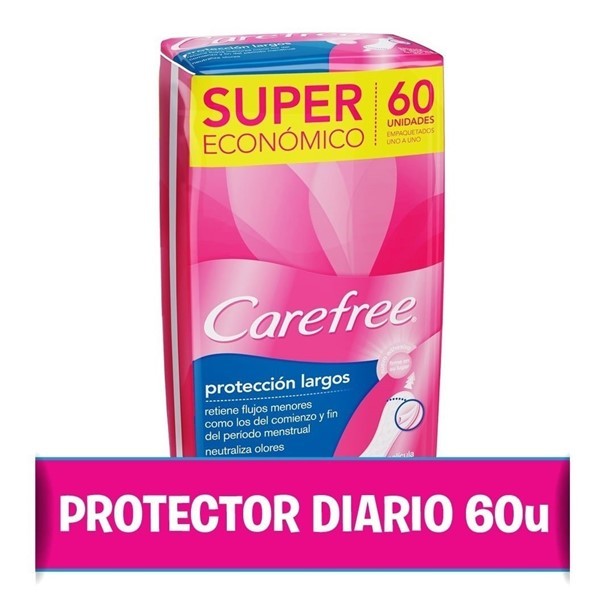 Carefree Proteccion Largo x 60 Unidades Unico