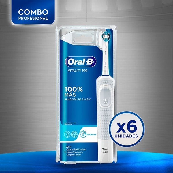 Oral B Combo Cepillo Eléctrico Vitaity (6 Unidades) #1