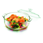 Pyr O Rey Cacerola Fuente Asadera Vidrio Templado con Tapa 0.95L #2