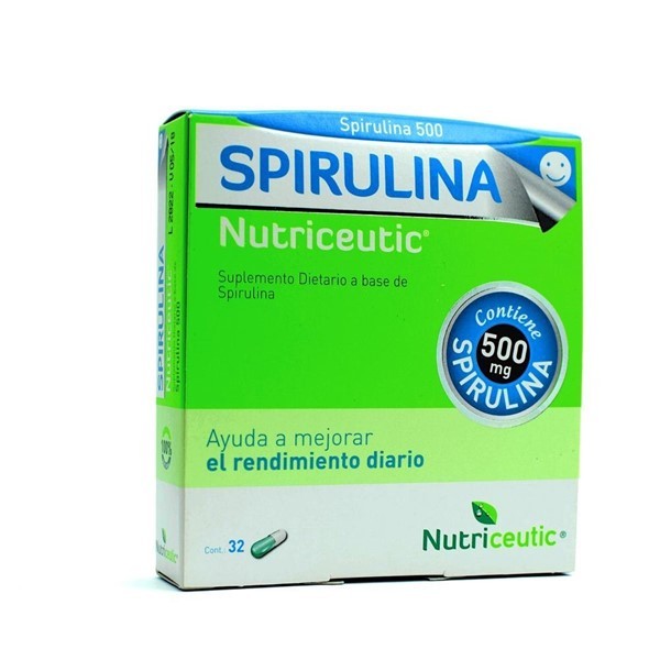 Nutriceutic Spirulina 32 capsulas alt