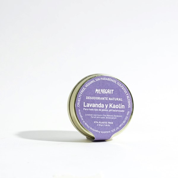 Milaborit Desodorante Natural Lavanda Y Kaolin 30 gr