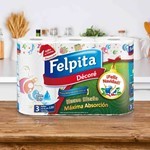 Rollo Cocina Felpita Doble Hoja Navidad 3x40 #6