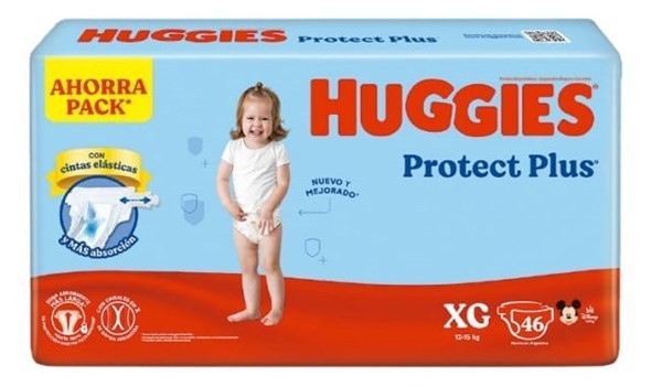 Huggies Pañal Protec Plus Xg ( 46 Unidades ) #1