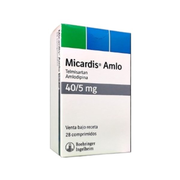 Boehringer Ingelheim Micardis Amlo Telmisartán + Amlodipina 40 / 5 Mg x 28 Comp #1