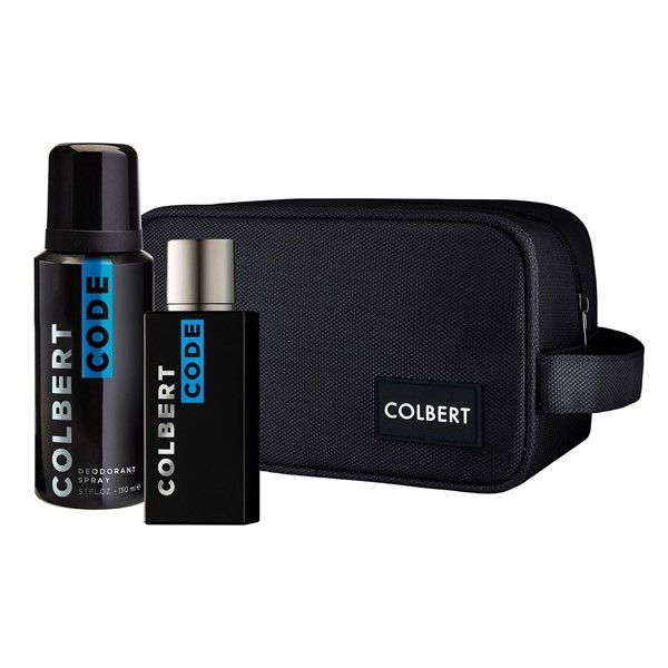 Colbert Fragancia Masculina Code Necessaire Edt 60 Con Vaporizador + Deo 150 ml Estuches #1