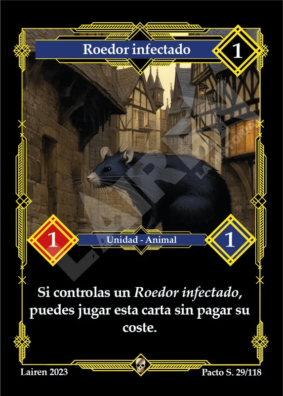 029 Roedor Infectado 2da Edicion - Coste 1