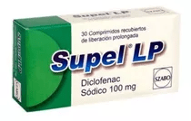 SUPEL 100 mg  LP | 30 comprmidos | Diclofenac #1