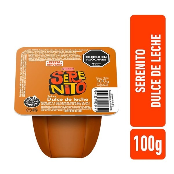 Postre Serenito Sabor Dulce De Leche 100 G #1