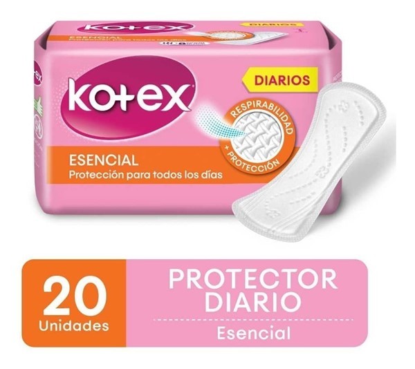 Kotex Protector Diario Esencial (20 Unidades)