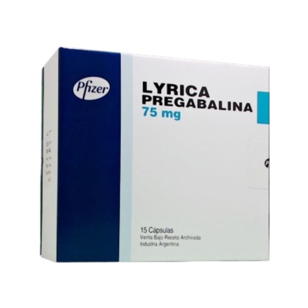 Aspen Pharma Lyrica 75 Mg Pregabalina x 15 Cáps