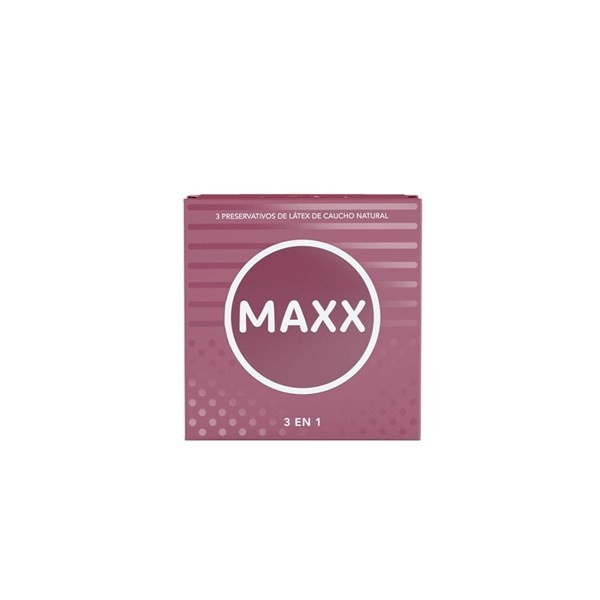 Preservativo Maxx 3 en 1 |  3 unidades #1