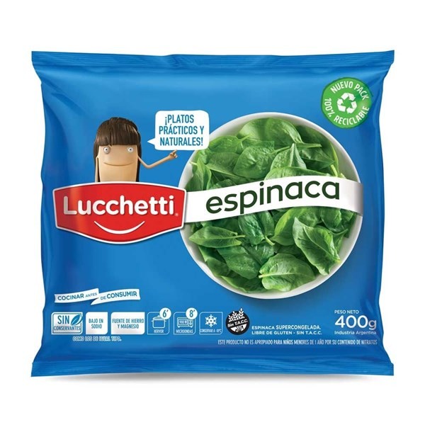 Espinaca Lucchetti 400 g #1