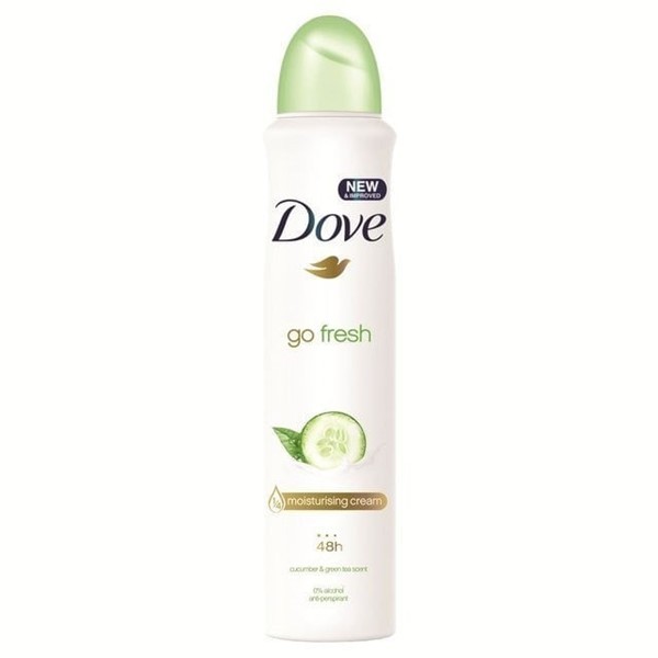 Dove Desodorante Antitranspirante Pepino Y Té Verde En Aerosol 150 ml