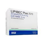 Teva Lipibec Plus 20 / 10 Mg Atorvastatín + Ezetimibe x 30 Comp #1