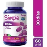 Simple Suplemento Dietario Fibra Pastillas de Goma (60 Unidades) #2