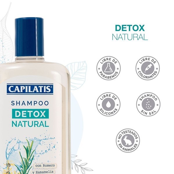 Capilatis Shampoo Detox Natural Línea Botánica 420 ml alt