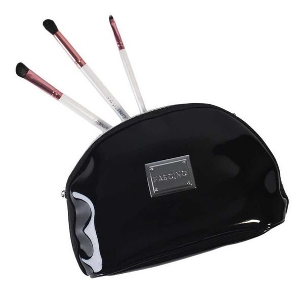 Fascino Set Make Up de 3 pinceles Y Neceser #1