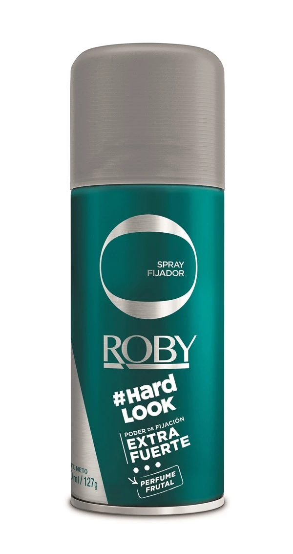 Roby Hard Look Spray Fijador Extra Fuerte 180ml 1 Unidad