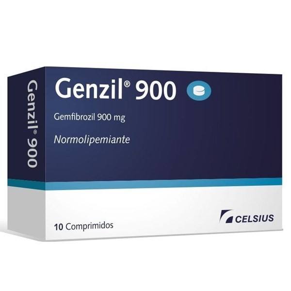 Genzil 900 Mg | 10 comprimidos | Gemfibrozilo #1