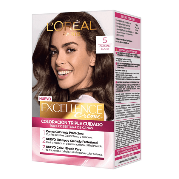 Excellence Kit de Coloracion Castaños 5 Castaño Claro