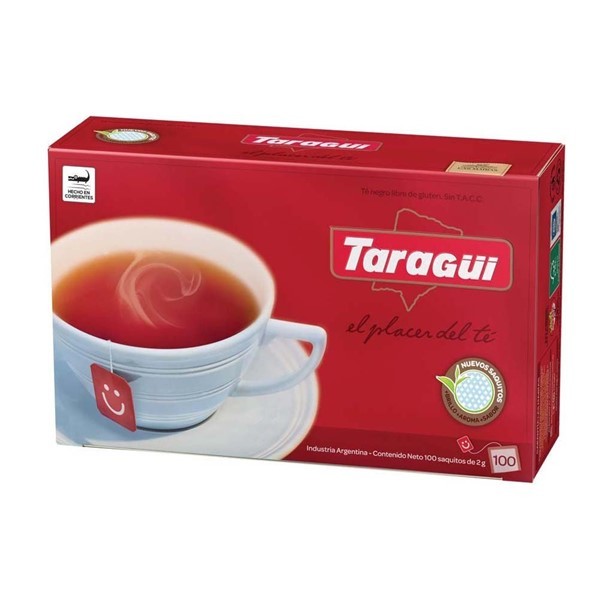 Té Taragui  Filtro Diamantado X 100 Saquitos #1