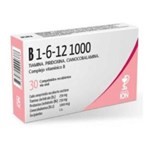 B1-6-12 1000 mg | 30 comprimidos | Tiamina + Piridoxina + Cianocobalamina  #1