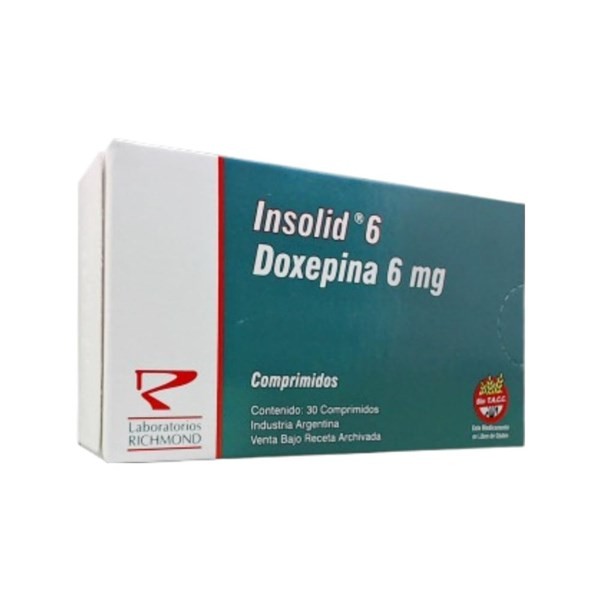 Richmond Insolid 6 Mg Doxepina x 30 Comp #1