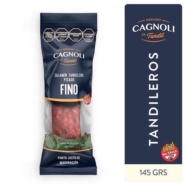 Salamin Tandilero Picado Fino X 145 Gr Cagnoli #1