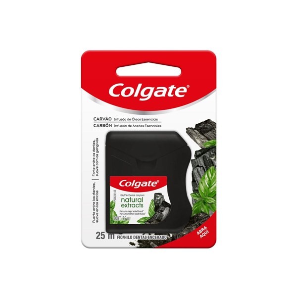 Colgate Plax Hilo Dental Natural Charcoal 25 metros alt