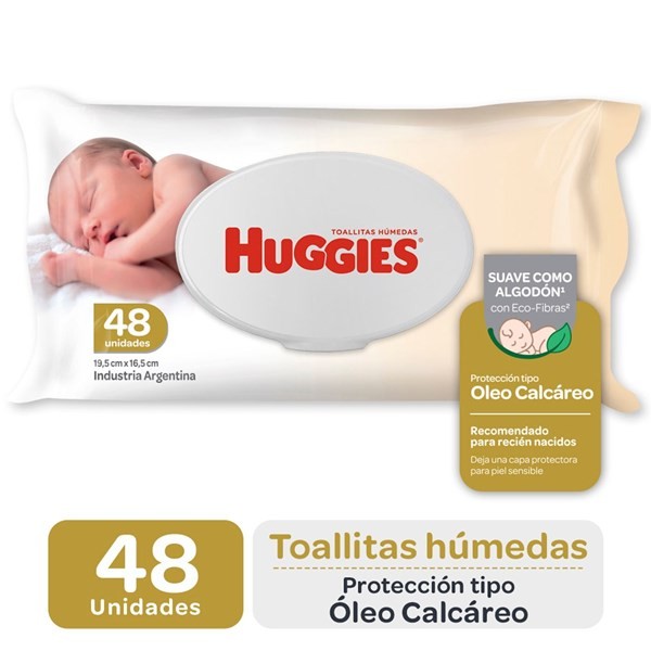 Huggies Toallas Húmedas Protección Tipo Óleo Calcáreo (48 Unidades) #1