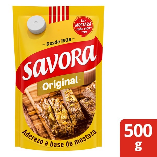 Mostaza Savora Original Doy Pack 500 G. #1