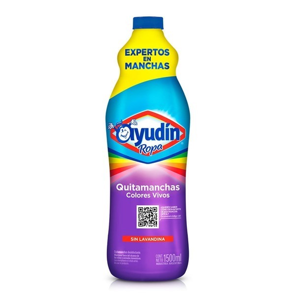Ayudin Quitamanchas Ayudín Colores Vivos 1500 Ml alt