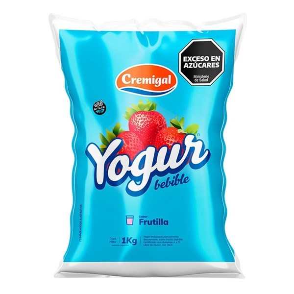 Yogur Bebible Cremigal Sabor Frutilla 1 kg #1