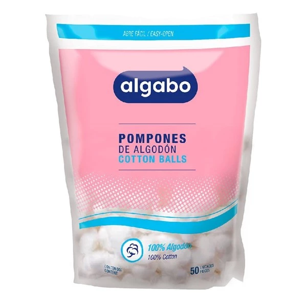Algabo Pompones de Algodon 50 Unidades