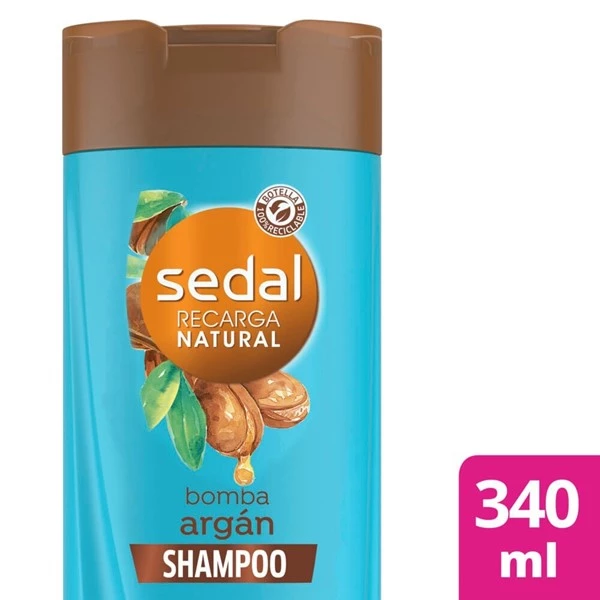 Sedal Shampoo Bomba de Argán 340 ml