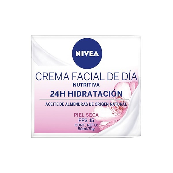 Nivea Crema Facial Hidratante de Día essentials Para Piel Seca Fps 15 50 ml alt