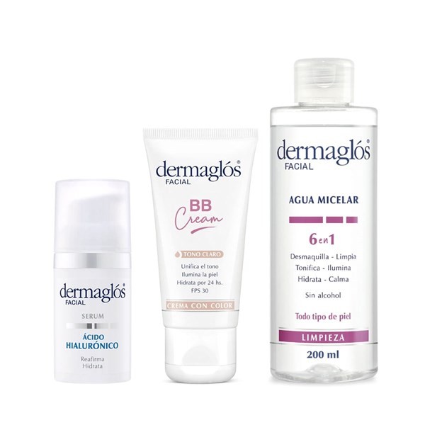 Dermaglós Rutina Express Color: Serum, Micelar Y Bb Cream #1