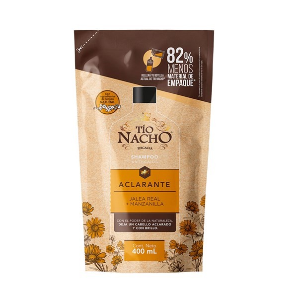 Shampoo Tío Nacho Aclarante Dp 400 cc. #1