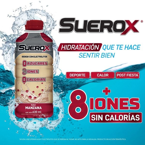 Suerox Manzana x 630ml alt