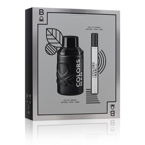 Benetton Colors Black Man Intenso Cofre* Edp Presentación 100 ml alt
