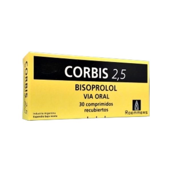 Roemmers Corbis Bisoprolol 2.5 Mg x 30 Comp Recubiertos #1