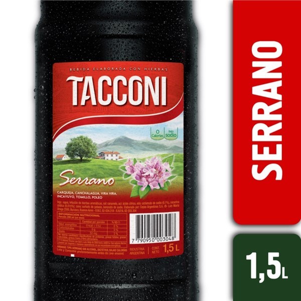 Amargo Tacconi Serrano 1.5 L