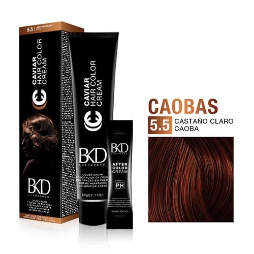 Bkd Caviar Color Cream Castaño Claro Caoba 5.5