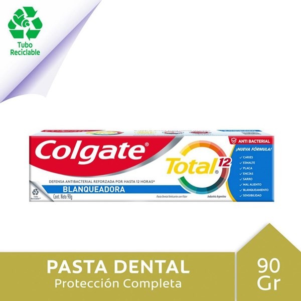 Pasta Dental Colgate Total 12 Blanqueadora 90 G #1