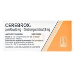 Cerebrox | 40 Comprimidos | Lomifilina + dihidroergocristina mesilato #1