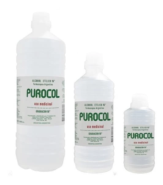 Purocol Alcohol Etílico 96 ° Uso Medicinal 500 ml